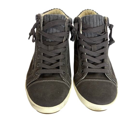 TAOS - Startup Mid Top Sneakers - Distressed Graphite - Women's Size 7.5 - Picture 3 of 8